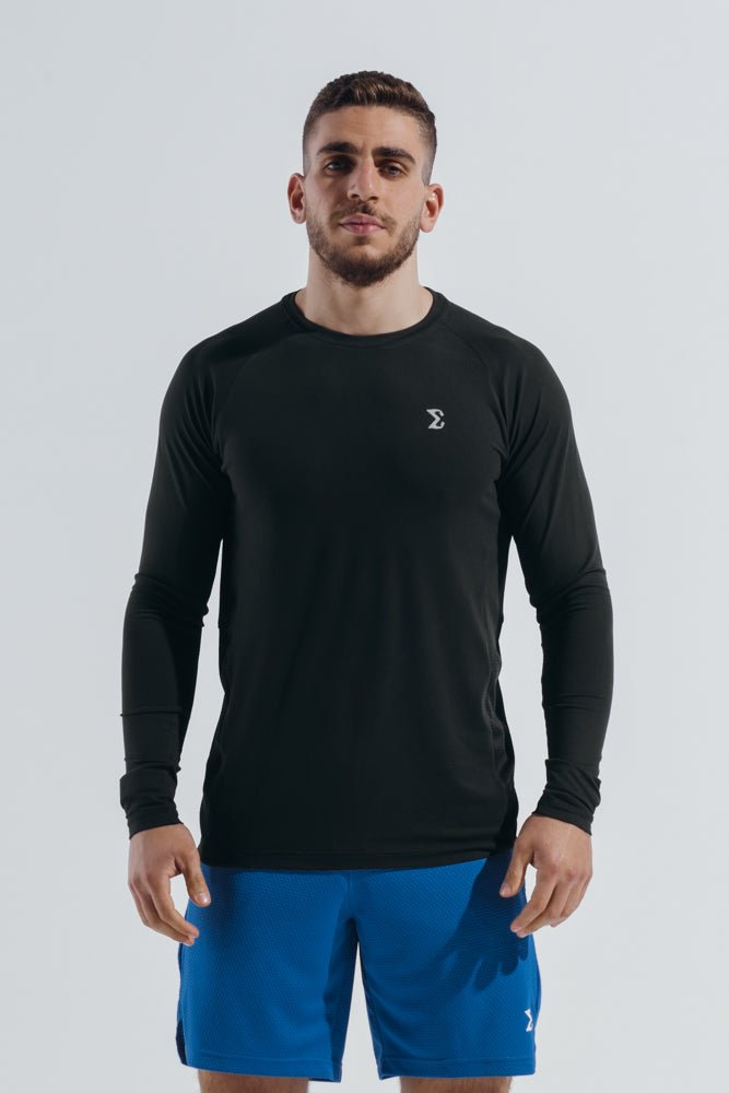 Black Balancer Long Sleeve - Sigma Fit