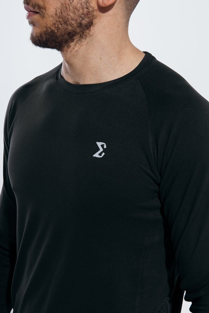 Black Balancer Long Sleeve - Sigma Fit