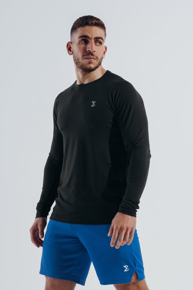 Black Balancer Long Sleeve - Sigma Fit