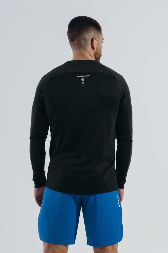 Black Balancer Long Sleeve - Sigma Fit