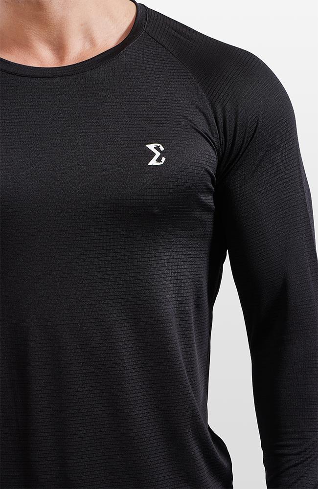 Black Basic Long Sleeve - Sigma Fit