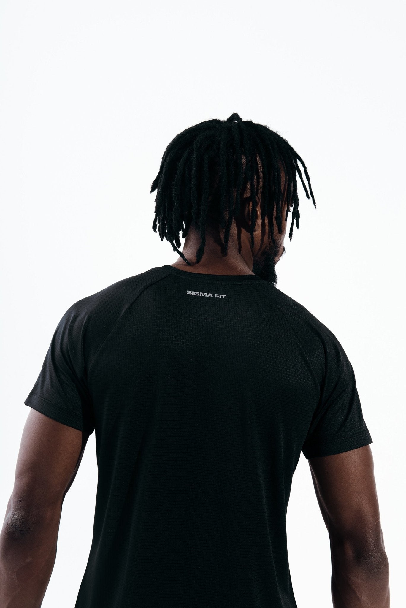 Black Basic Raglan Tee - Sigma Fit