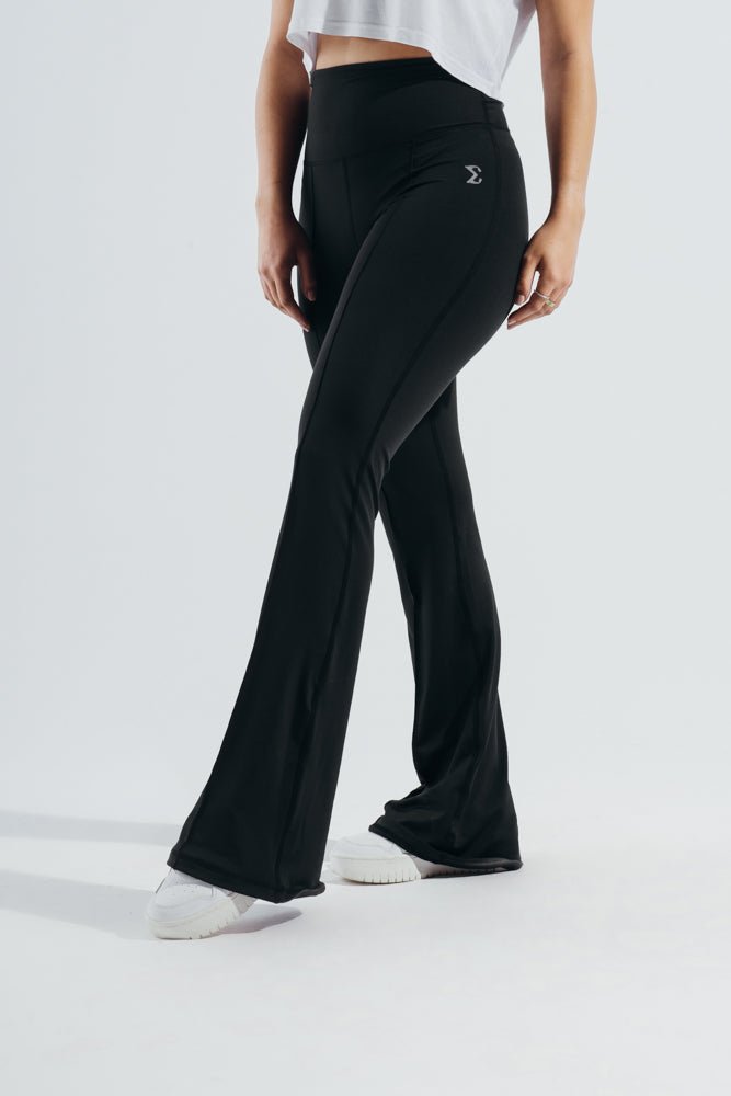 Black Blossom Leggings - Sigma Fit