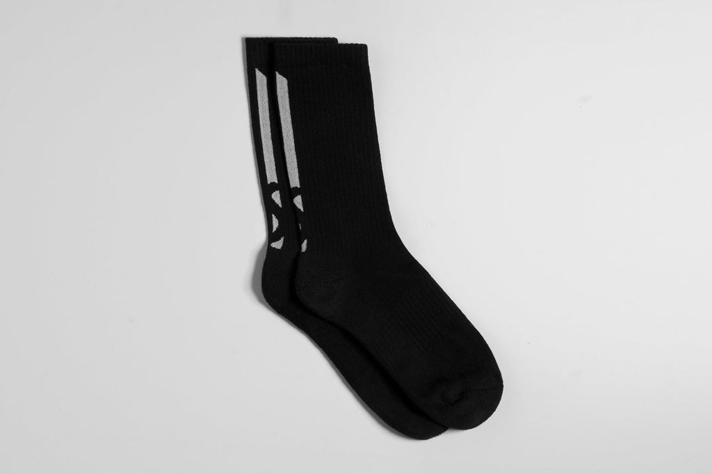 Black Crew Socks - Sigma Fit