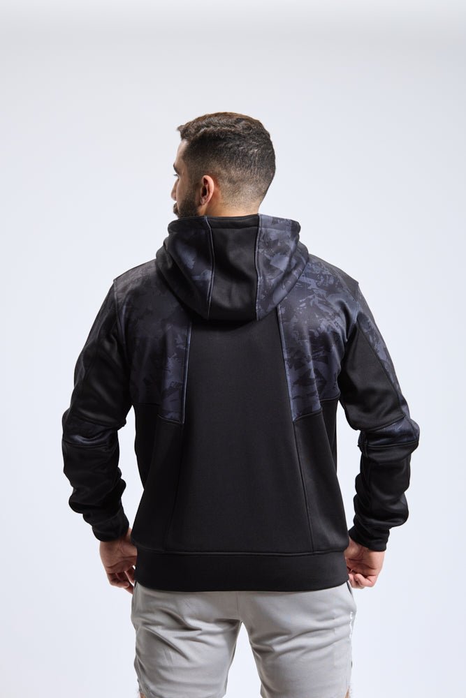 Black Pro Tech Hoodie - Sigma Fit