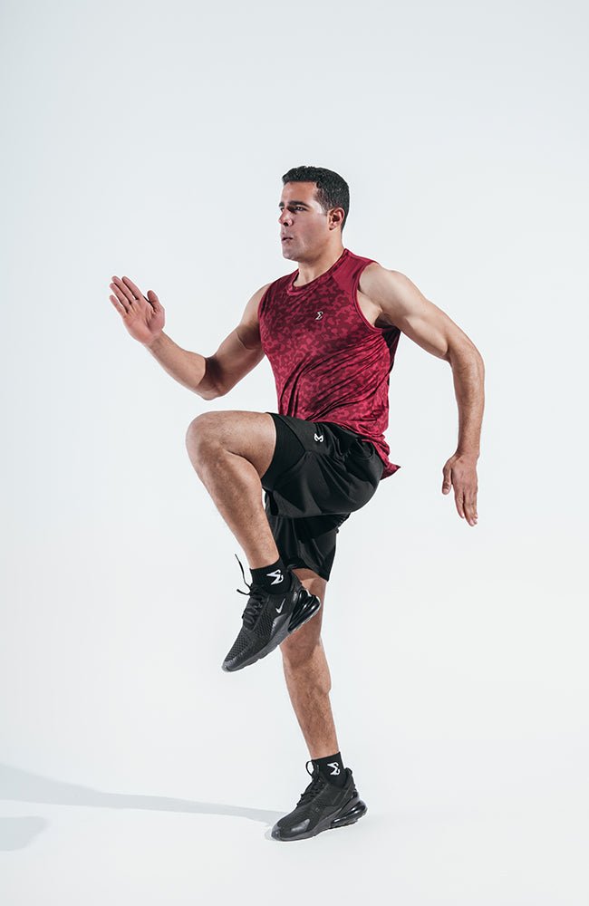 Cerise Masquerade Tank Top - Sigma Fit