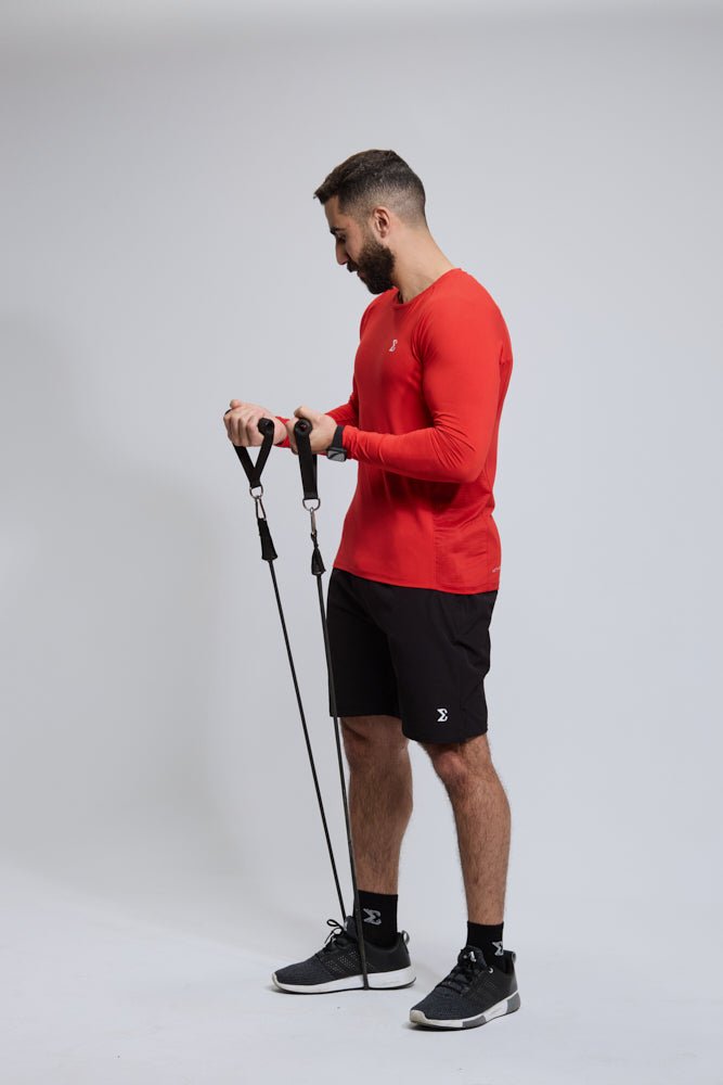 Flame Scarlet Balancer Long Sleeve - Sigma Fit