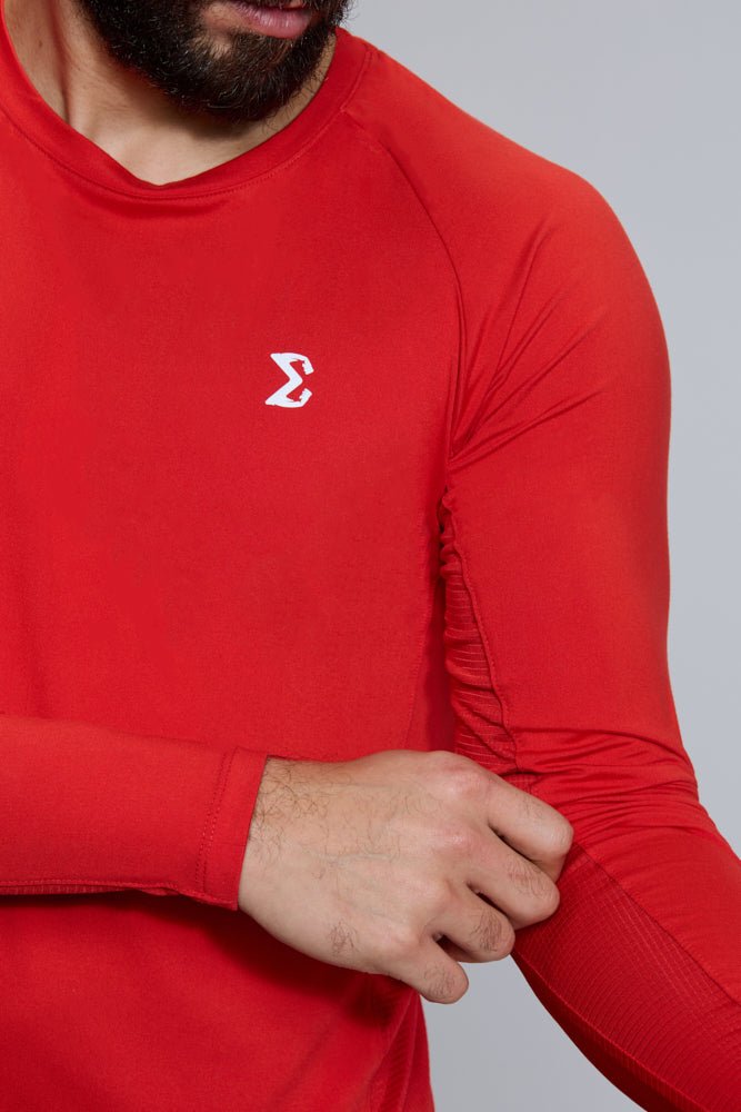 Flame Scarlet Balancer Long Sleeve - Sigma Fit