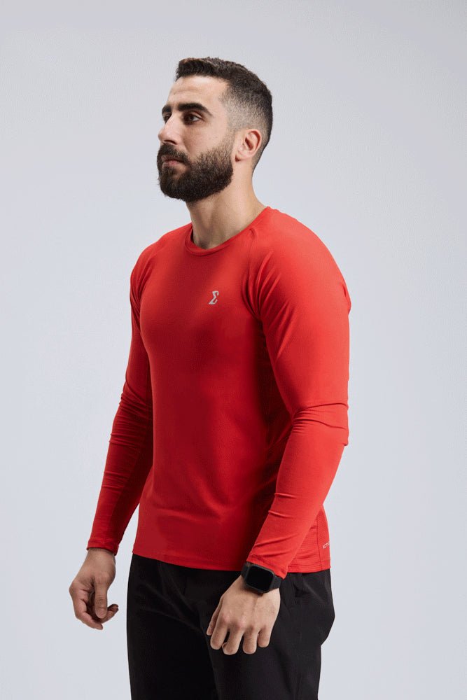 Flame Scarlet Balancer Long Sleeve - Sigma Fit