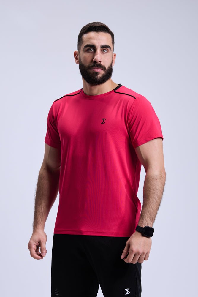 Flame Scarlet Racket Sports Tee - Sigma Fit