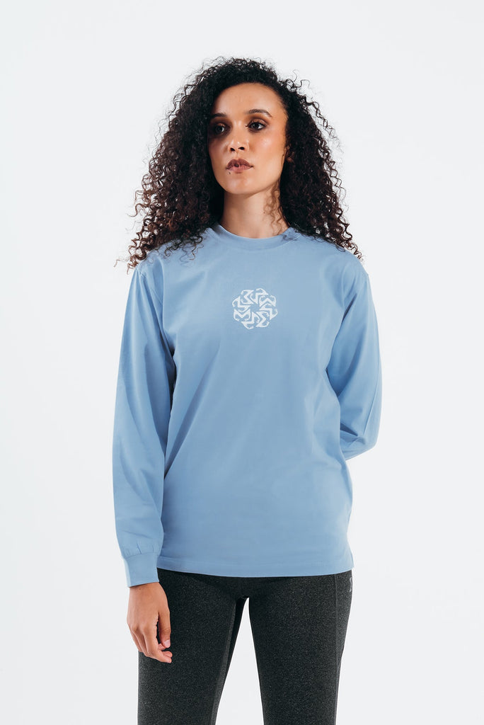 Forget Me Not Over-Sized Long Sleeve Tee - Sigma Fit