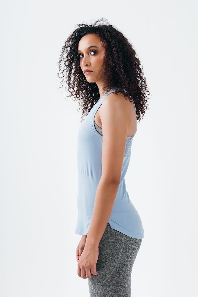 Forget Me Not Racer Back Tank Top - Sigma Fit