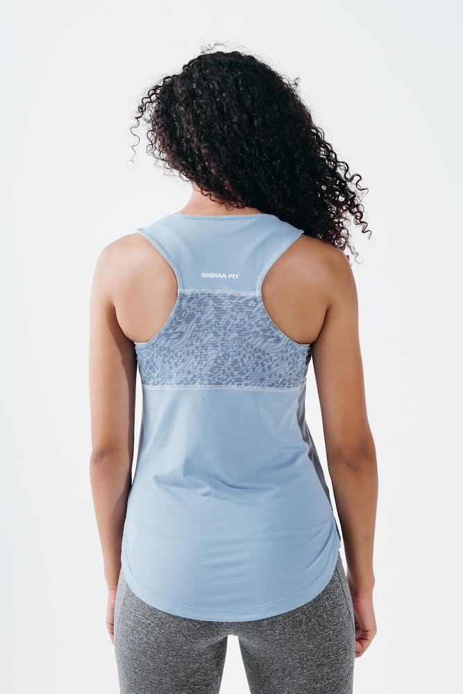 Forget Me Not Racer Back Tank Top - Sigma Fit