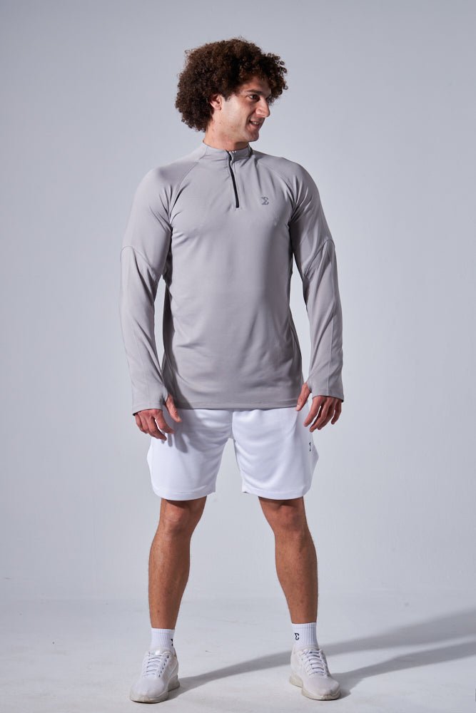 Gray Crosswind quarter zipper - Sigma Fit