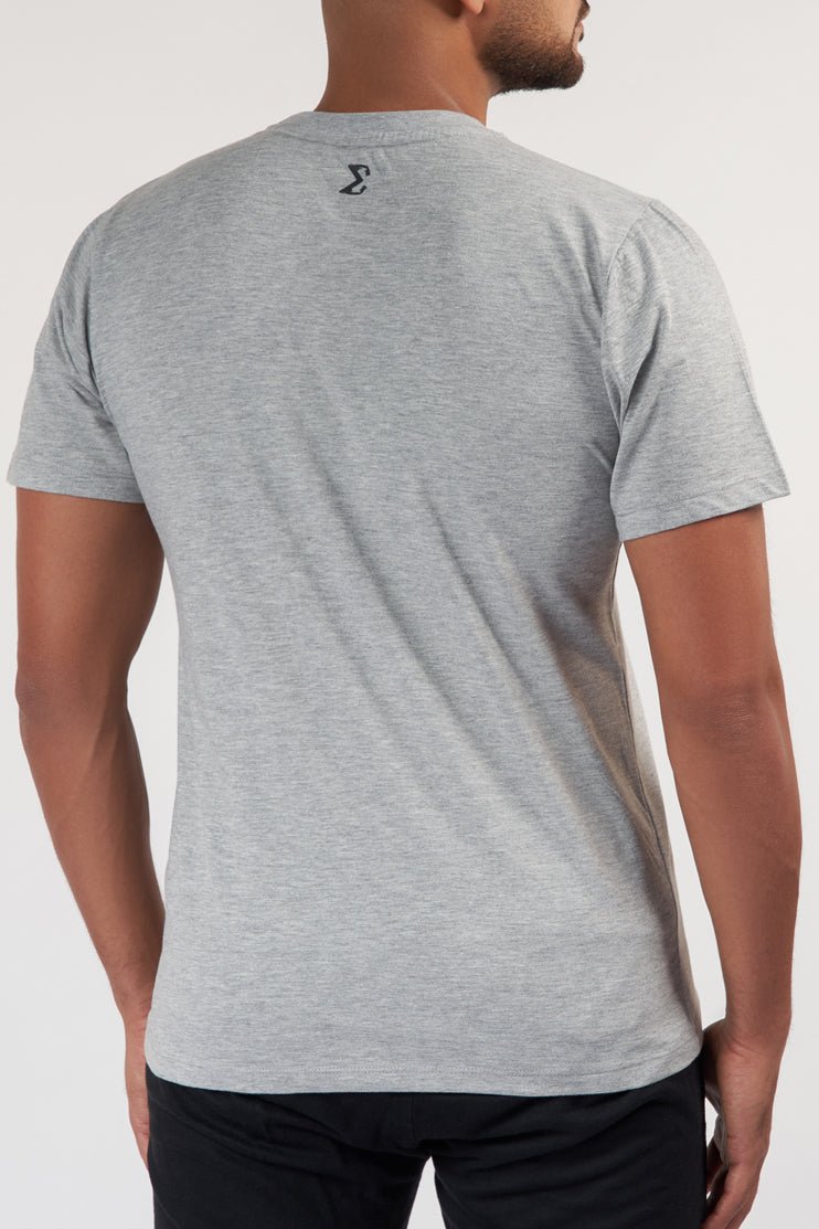 Heather Gray Cotton T-shirt - Sigma Fit