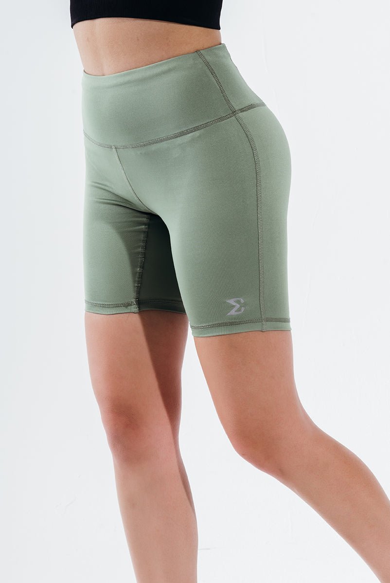 Hedge Green Essential Biker Short - Sigma Fit