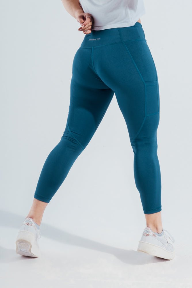 Ink Blue Crucial Basic Leggings - Sigma Fit