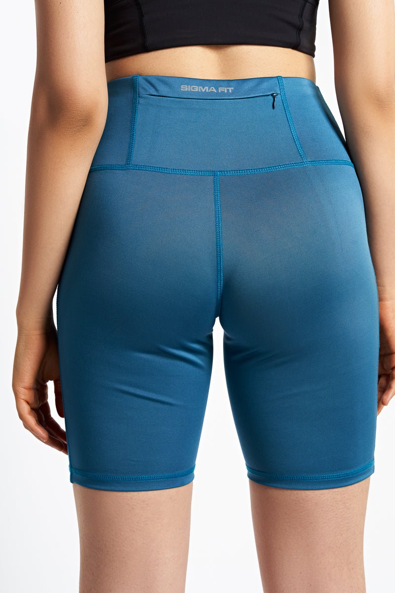 Ink Blue Essential Biker Short - Sigma Fit