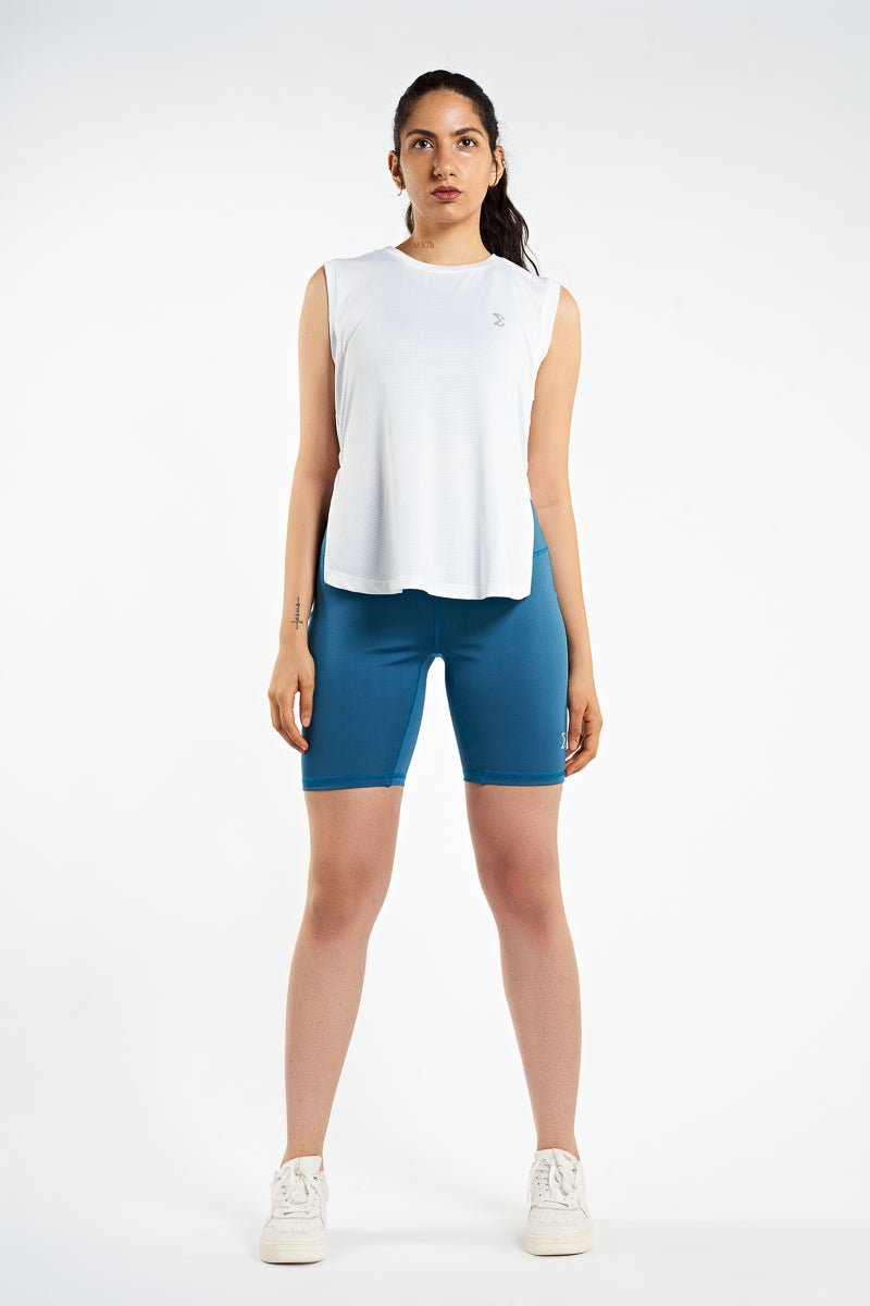 Ink Blue Essential Biker Short - Sigma Fit