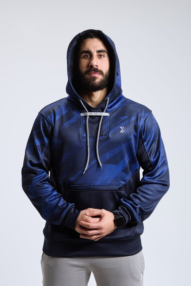 Navy Blue Pro Tech Hoodie - Sigma Fit