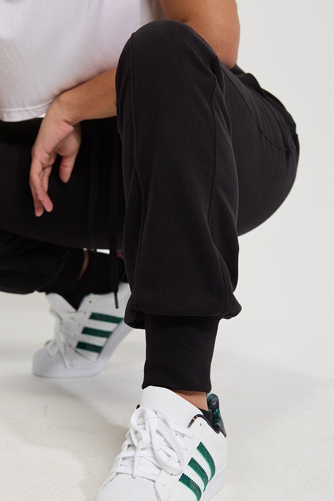 New Black Basic Jogger - Sigma Fit