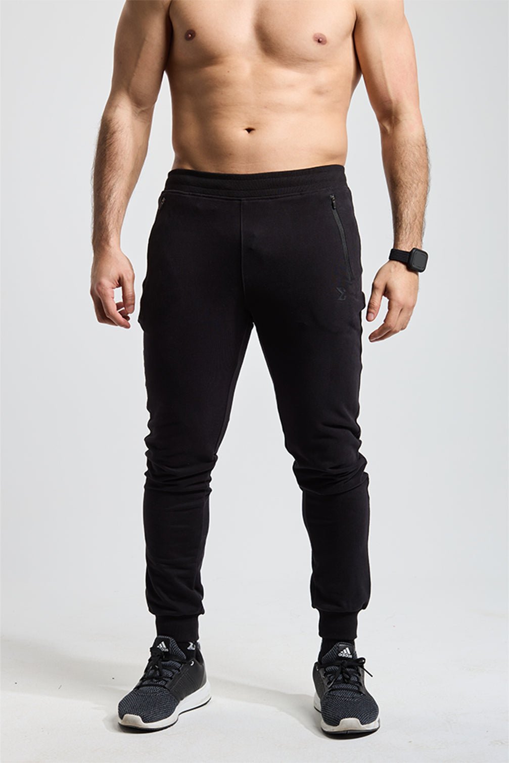 New Black Basic Jogger - Sigma Fit