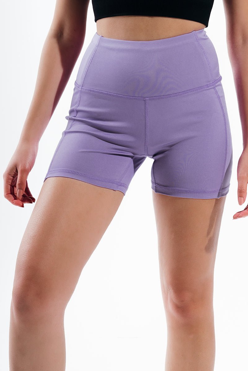 Paisley Purple Basic Hot Shorts - Sigma Fit