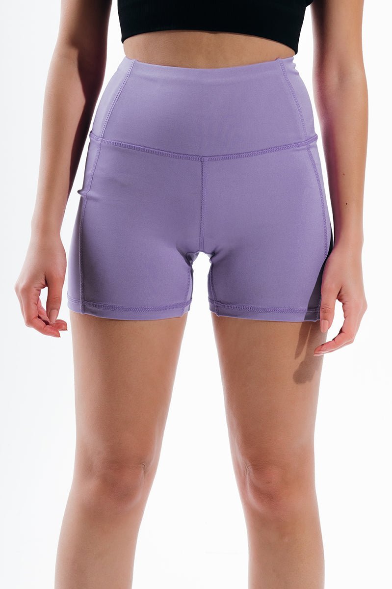 Paisley Purple Basic Hot Shorts - Sigma Fit