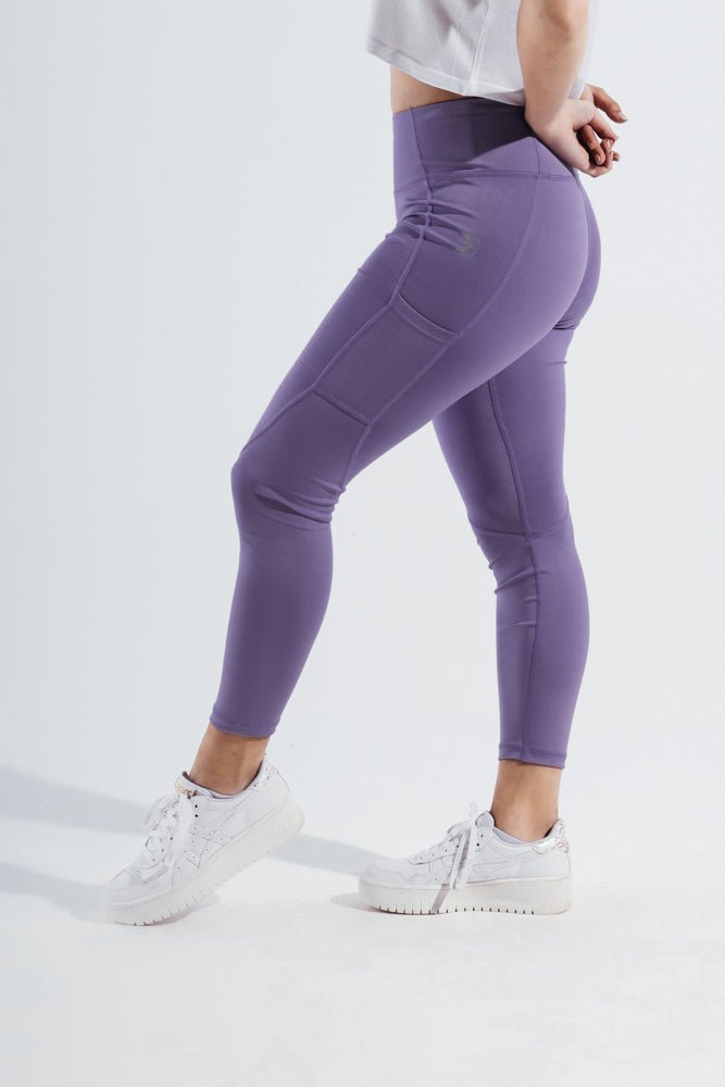 Paisley Purple Crucial Basic Leggings - Sigma Fit