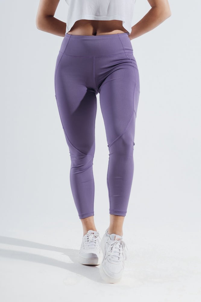 Paisley Purple Crucial Basic Leggings - Sigma Fit