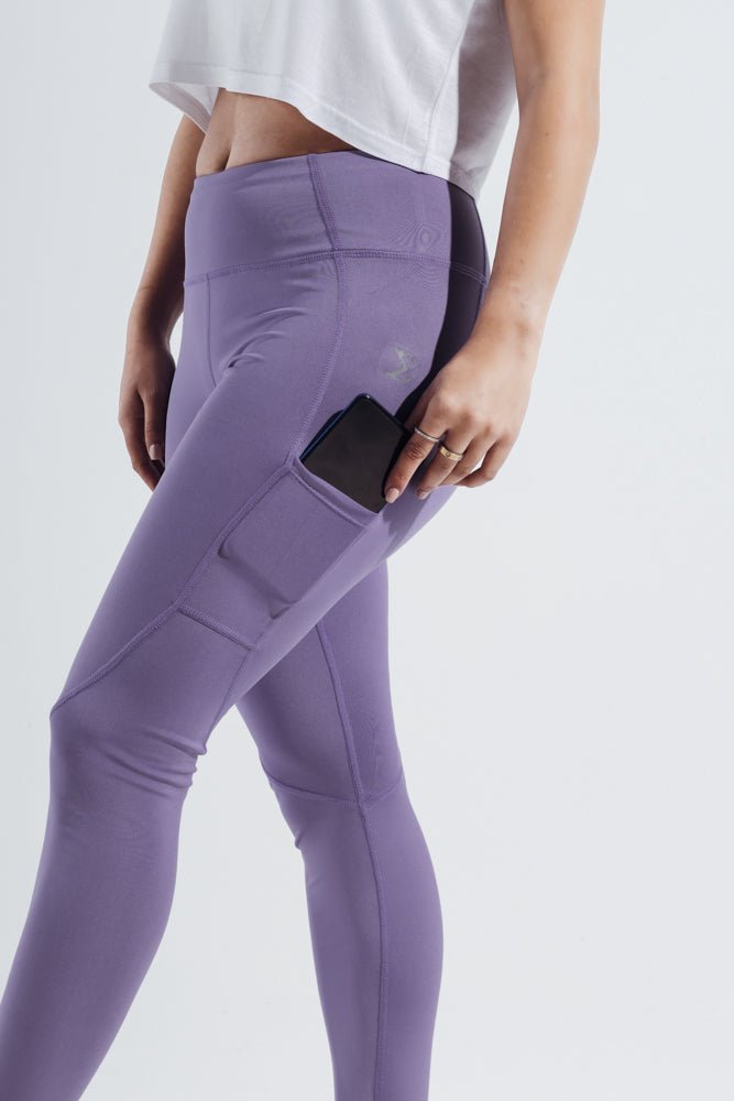 Paisley Purple Crucial Basic Leggings - Sigma Fit