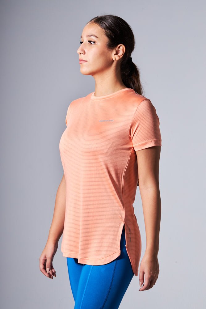 Peach Pink LiteRun Performance Tee - Sigma Fit