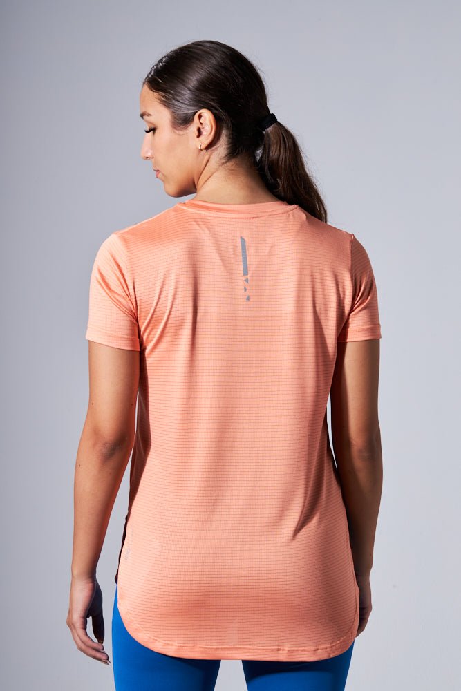 Peach Pink LiteRun Performance Tee - Sigma Fit