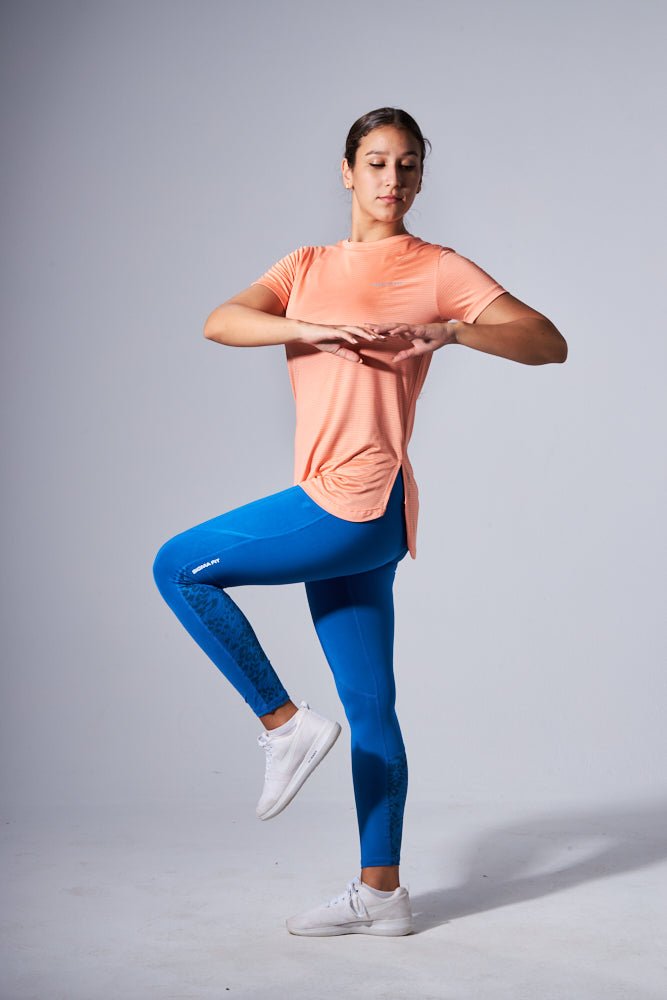 Peach Pink LiteRun Performance Tee - Sigma Fit