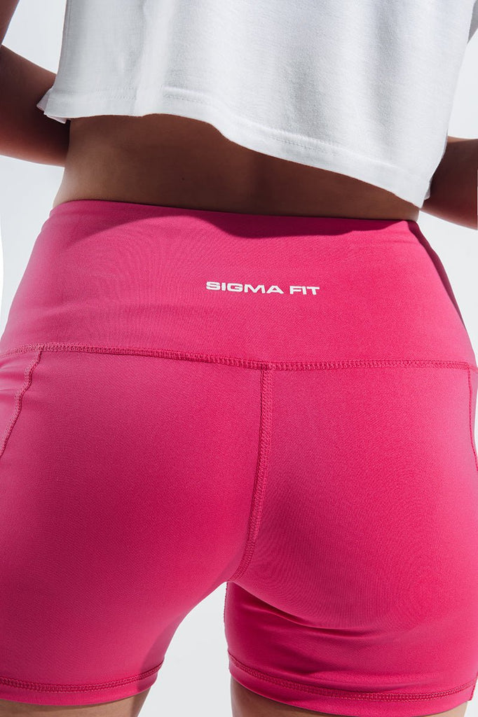 Pink Glo Basic Hot Shorts - Sigma Fit