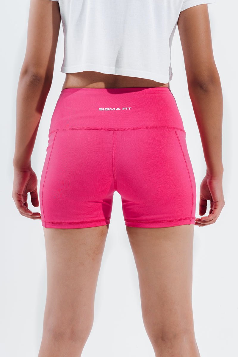 Pink Glo Basic Hot Shorts - Sigma Fit