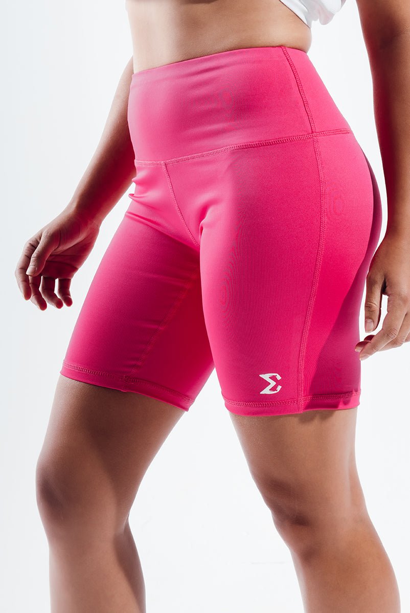 Pink Glo Essential Biker Short - Sigma Fit