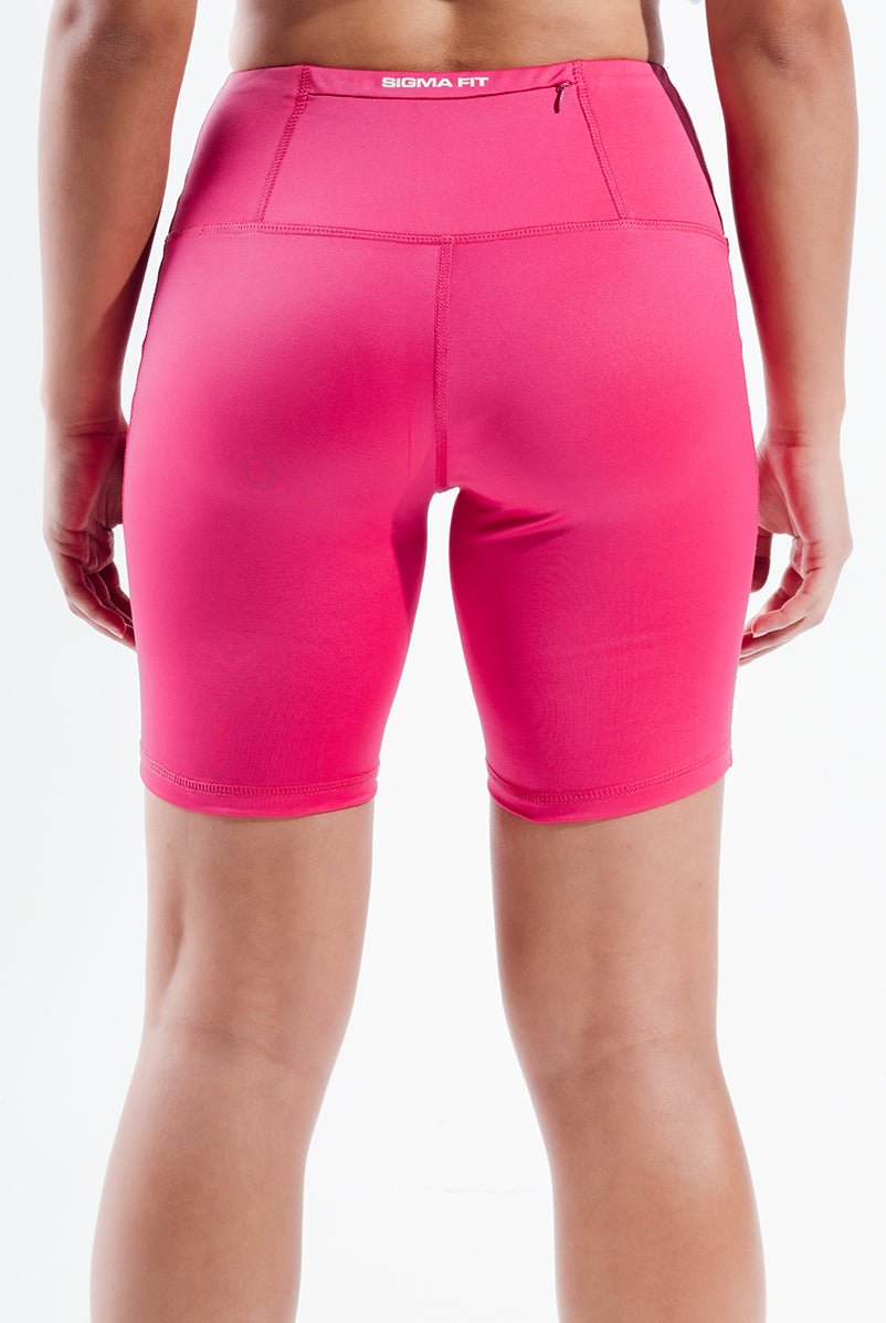 Pink Glo Essential Biker Short - Sigma Fit