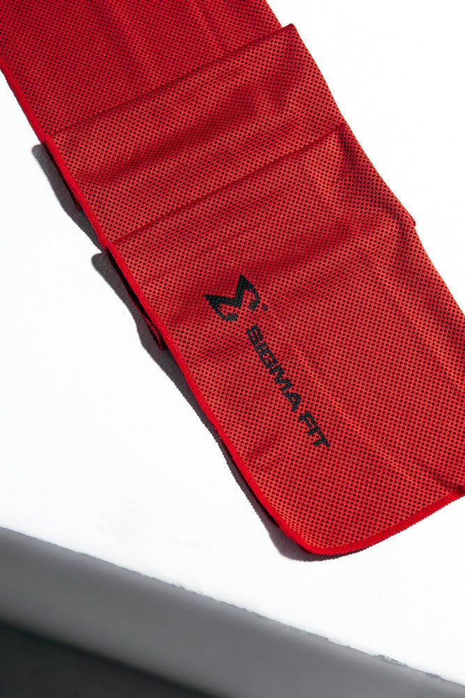 Red Cooling Towel - Sigma Fit