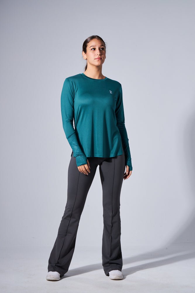 Shaded Spruce Artist Thumb Long Sleeve Tee - Sigma Fit