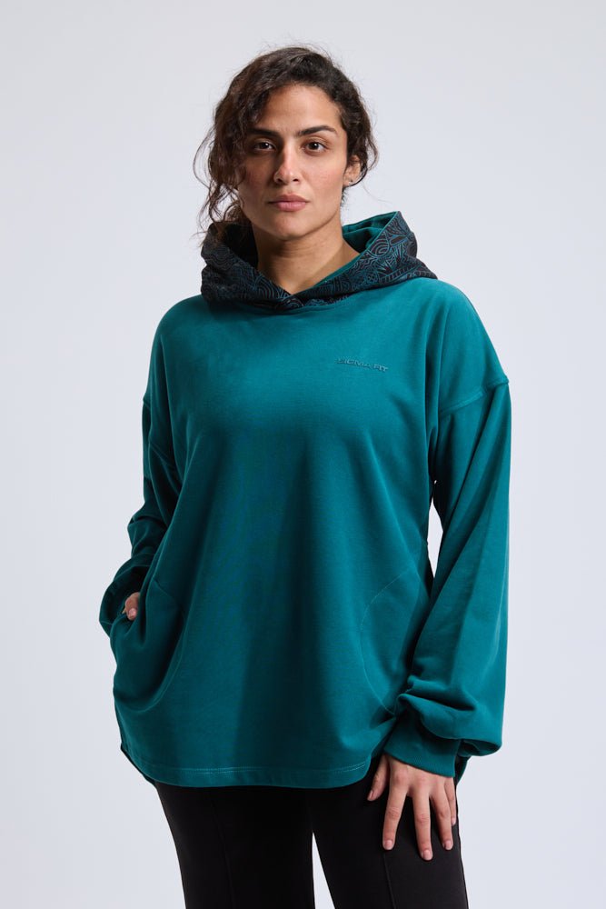 Shaded Spruce Oversized Hoodie - Sigma Fit