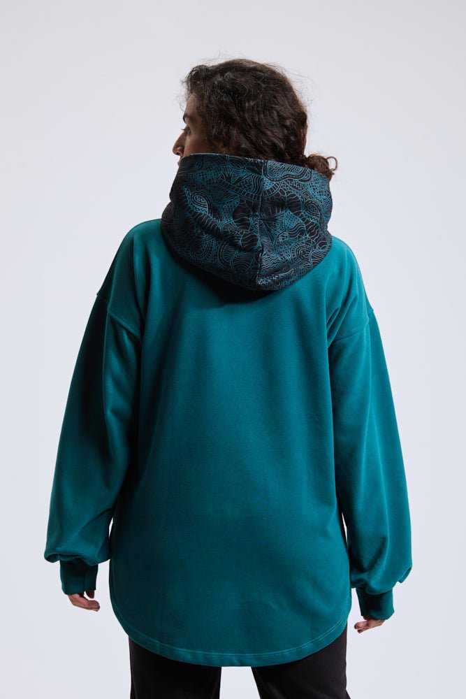 Shaded Spruce Oversized Hoodie - Sigma Fit