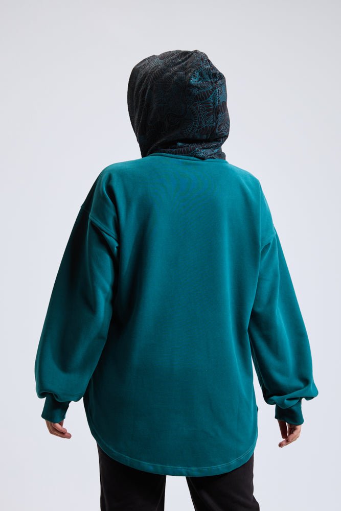 Shaded Spruce Oversized Hoodie - Sigma Fit