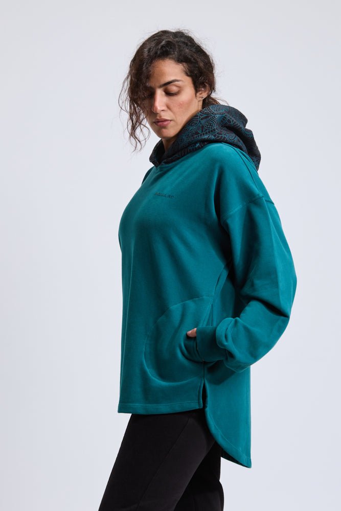 Shaded Spruce Oversized Hoodie - Sigma Fit