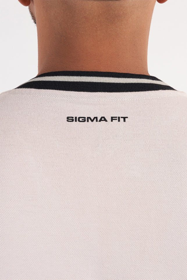 Silver Gray Z Polo T-shirt - Sigma Fit