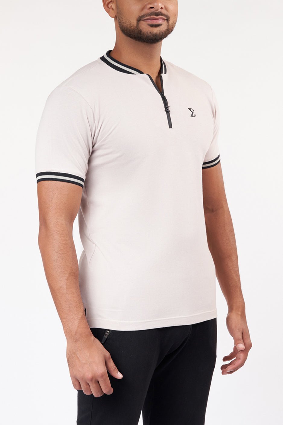 Silver Gray Z Polo T-shirt - Sigma Fit