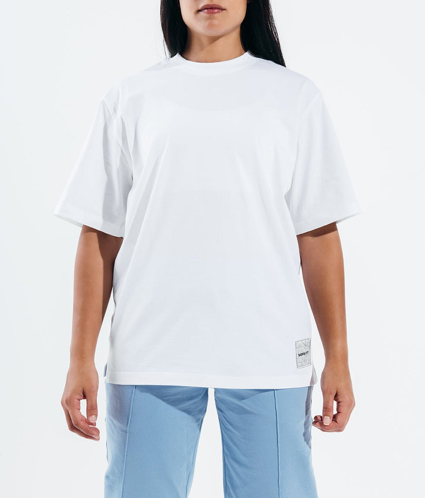 White Basic Oversized T-Shirt - Sigma Fit