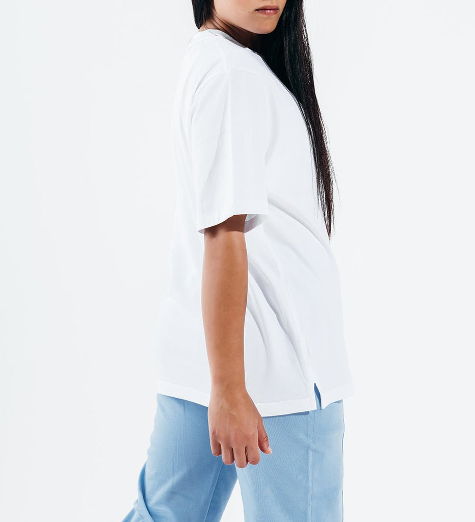 White Basic Oversized T-Shirt - Sigma Fit