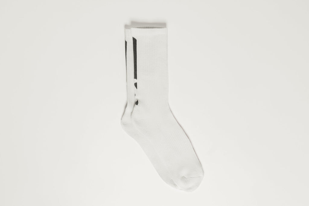 White Crew Socks - Sigma Fit