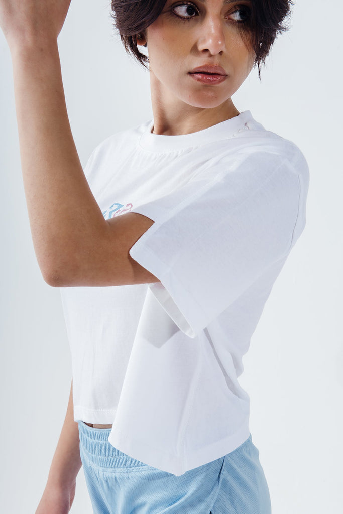 White Flair T-Shirt - Sigma Fit